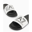 EA7 Emporio Armani pánske šľapky čierne/biele EA7 Emporio Armani pánske šľapky čierne/biele
