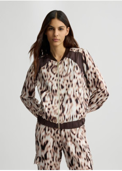 Liu Jo bomber mikina s animal printom