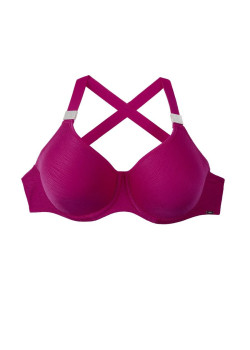 Triola Perfect-Fit plavková podprsenka tmavoružová