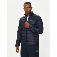 EA7 Emporio Armani pánska prešívaná bunda modrá EA7 Emporio Armani pánska prešívaná bunda modrá
