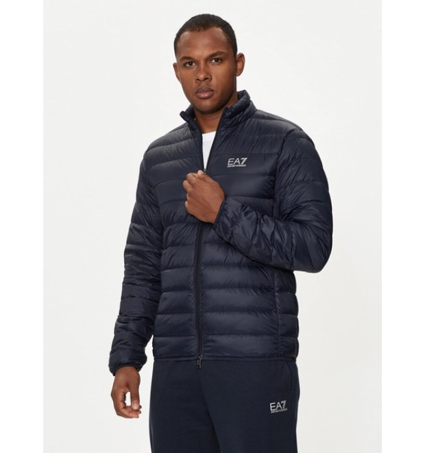 EA7 Emporio Armani pánska prešívaná bunda modrá EA7 Emporio Armani pánska prešívaná bunda modrá