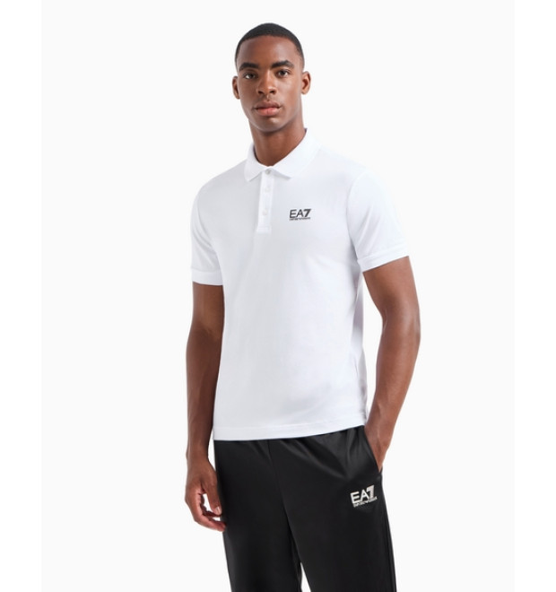 EA7 Emporio Armani CI polokošeľa biela