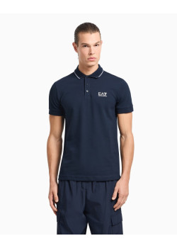 EA7 Emporio Armani pánske polo tričko modrá