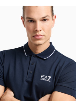 EA7 Emporio Armani pánske polo tričko modrá