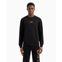 EA7 Emporio Armani pánska tenká mikina čierna EA7 Emporio Armani pánska tenká mikina čierna