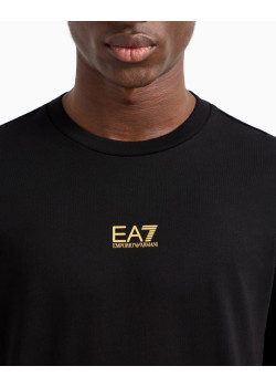 EA7 Emporio Armani pánska tenká mikina čierna