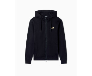 EA7 Emporio Armani CI mikina na zips čierna