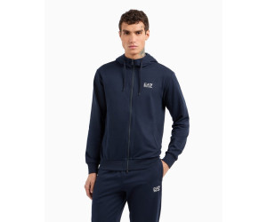 EA7 Emporio Armani pánska mikina na zips modrá