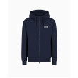 EA7 Emporio Armani pánska mikina na zips modrá EA7 Emporio Armani pánska mikina na zips modrá