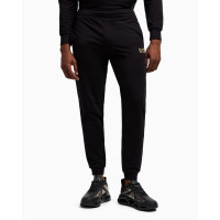EA7 Emporio Armani pánske tepláky so zlatým logom čierna EA7 Emporio Armani pánske tepláky so zlatým logom čierna