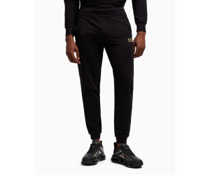 EA7 Emporio Armani pánske tepláky so zlatým logom čierna