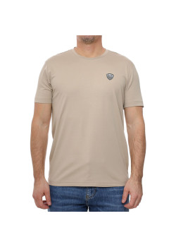 EA7 Emporio Armani Premium Shield tričko béžové