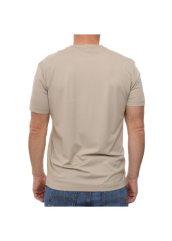EA7 Emporio Armani Premium Shield tričko béžové