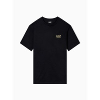 EA7 Emporio Armani pánske tričko s logom čierne