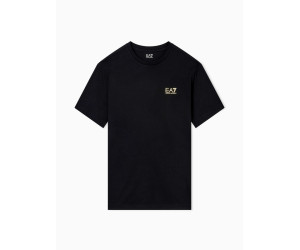 EA7 Emporio Armani pánske tričko s logom čierne