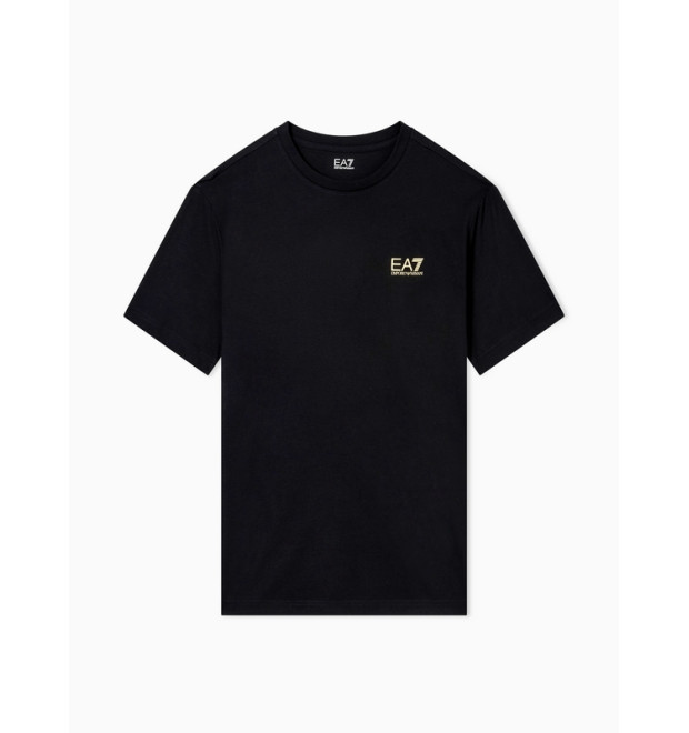 EA7 Emporio Armani pánske tričko s logom čierne