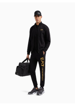 EA7 Emporio Armani pánske tričko s logom čierne