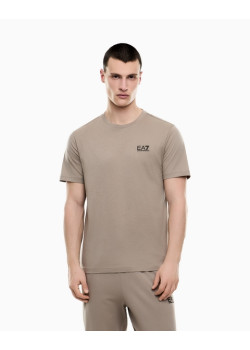 EA7 Emporio Armani pánske tričko s logom béžové