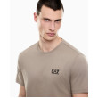 EA7 Emporio Armani pánske tričko s logom béžové