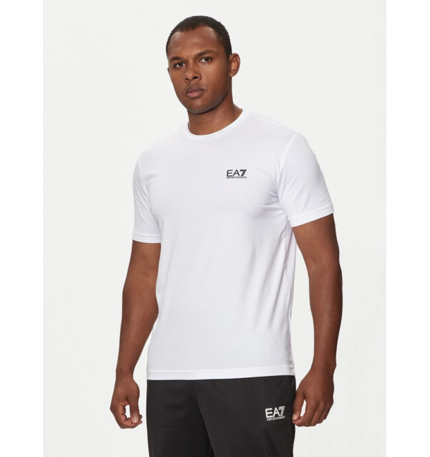 EA7 Emporio Armani pánske tričko s krátkym rukávom biela EA7 Emporio Armani pánske tričko s krátkym rukávom biela