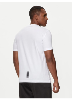 EA7 Emporio Armani pánske tričko s krátkym rukávom biela