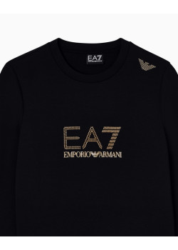 EA7 Emporio Armani dámska mikina čierna