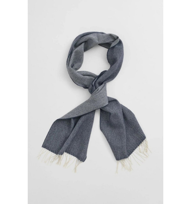 Gant pánsky elegantný šál merino modrý Gant pánsky elegantný šál merino modrý
