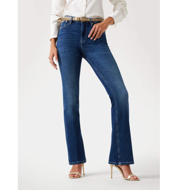 Guess Sexy Flare Cashmere dámske rifle modré Guess Sexy Flare Cashmere dámske rifle modré