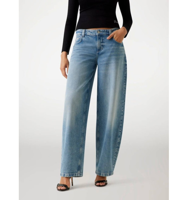 Guess Loose-Leg Baggy Balloon dámske rifle modré