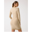 Guess dámske mini šaty z vlnenej zmesi béžové Guess dámske mini šaty z vlnenej zmesi béžové
