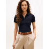Tommy Hilfiger dámske polotričko Slim Fit modré Tommy Hilfiger dámske polotričko Slim Fit modré