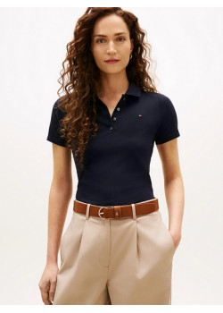 Tommy Hilfiger dámske polotričko Slim Fit modré