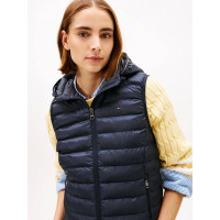 Tommy Hilfiger dámska ľahká páperová vesta modrá Tommy Hilfiger dámska ľahká páperová vesta modrá