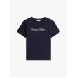 Tommy Hilfiger dámske tričko z organickej bavlny modré Tommy Hilfiger dámske tričko z organickej bavlny modré