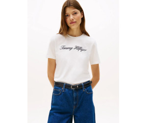 Tommy Hilfiger dámske tričko z organickej bavlny biele
