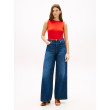 Tommy Hilfiger top s lodičkovým výstrihom červený Tommy Hilfiger top s lodičkovým výstrihom červený