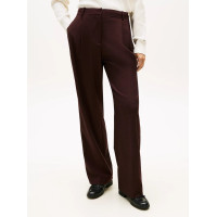 Tommy Hilfiger elegantné nohavice bordové