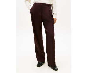 Tommy Hilfiger elegantné nohavice bordové