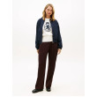 Tommy Hilfiger elegantné nohavice bordové Tommy Hilfiger elegantné nohavice bordové