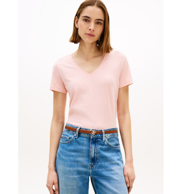 Tommy Hilfiger dámske véčkové tričko ružové Tommy Hilfiger dámske véčkové tričko ružové