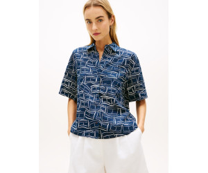 Tommy Hilfiger voľná košeľa modrá