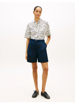 Tommy Hilfiger voľná košeľa biela