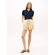 Tommy Hilfiger dámske ľanové kraťasy béžové Tommy Hilfiger dámske ľanové kraťasy béžové