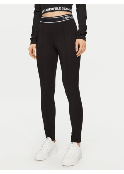 Karl Lagerfeld Slim fit legíny čierne