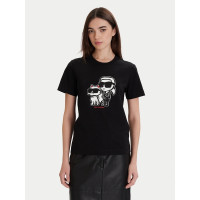 Karl Lagerfeld tričko čierne Regular Fit