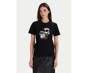 Karl Lagerfeld tričko čierne Regular Fit