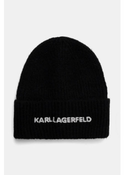 Karl Lagerfeld beanie čiapka čierna