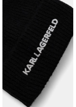 Karl Lagerfeld beanie čiapka čierna