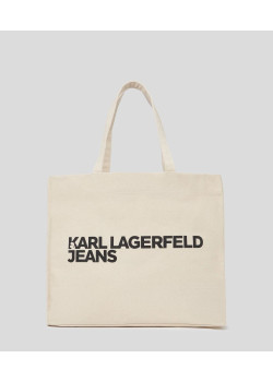 Karl Lagerfeld veľká plátená taška prírodná