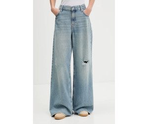 Karl Lagerfeld Jeans dámske široké rifle modré
